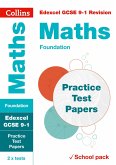 Collins GCSE 9-1 Revision - Edexcel GCSE Maths Foundation Practice Test Papers