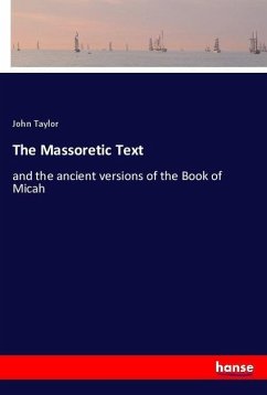Cover The Massoretic Text