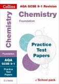 Collins GCSE 9-1 Revision - Aqa GCSE Chemistry Foundation Practice Test Papers