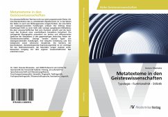 Metatexteme in den Geisteswissenschaften