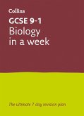 Letts GCSE 9-1 Revision Success - GCSE Biology in a Week