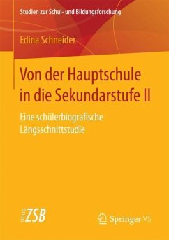 Von der Hauptschule in die Sekundarstufe II - Schneider, Edina