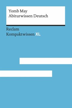 Abiturwissen Deutsch (eBook, ePUB) - May, Yomb