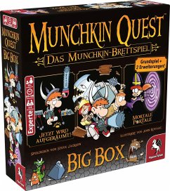 Pegasus 51953G - Munchkin Quest, Das Munchkin-Brettspiel, BIG BOX, 2. Editionl