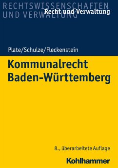 Kommunalrecht Baden-Württemberg (eBook, PDF) - Plate, Klaus; Schulze, Charlotte; Fleckenstein, Jürgen