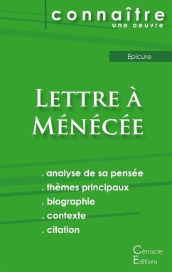Fiche de lecture Lettre à Ménécée (Analyse philosophique de référence et résumé complet) - Épicure