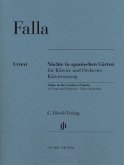 Nächte in spanischen Gärten für Klavier und Orchester, Klavierauszug