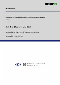 Zwischen Ökonomie und Ethik (eBook, PDF)