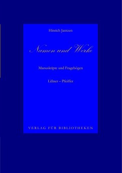 Namen und Werke 10 (eBook, ePUB) - Jantzen, Hinrich