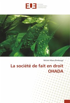 La société de fait en droit OHADA - Afana Bindouga, Michel