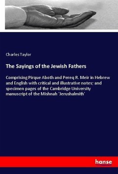 The Sayings of the Jewish Fathers