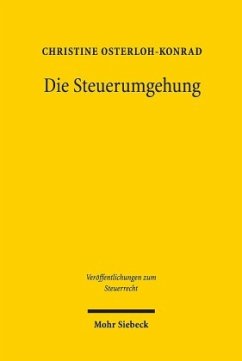 Die Steuerumgehung - Osterloh-Konrad, Christine