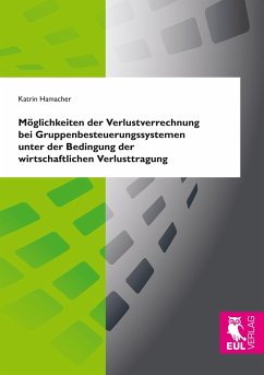 Möglichkeiten der Verlustverrechnung bei Gruppenbesteuerungssystemen unter der Bedingung der wirtschaftlichen Verlusttragung - Hamacher, Katrin