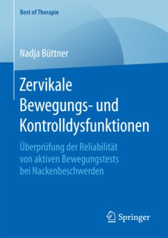 Zervikale Bewegungs- und Kontrolldysfunktionen - Büttner, Nadja