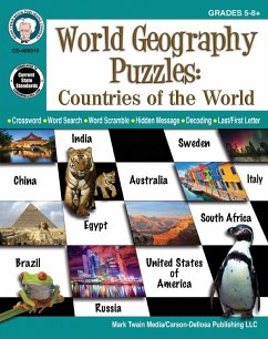 World Geography Puzzles: Countries of the World, Grades 5 - 12 (eBook, PDF)