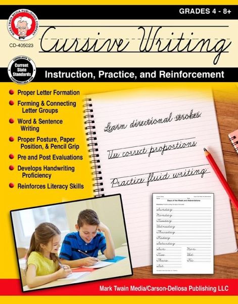 Cursive Writing: Instruction, Practice, and Reinforcement, Grades 4 - 9 (eBook, PDF) Cursive Writing: Instruction, Practice, and Reinforcement, Grades 4 - 9 (eBook, PDF)