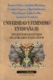 Universidad y feminismo en España (II) : situación de los estudios de las mujeres en los años 90