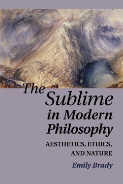 The Sublime in Modern Philosophy - Brady, Emily (University of Edinburgh)