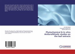 Phytochemical & In vitro Antiurolithiatic studies on the leaf extracts