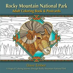 Rocky Mountain National Park Adult Coloring Book & Postcards: A Magical Coloring Journey Through Rocky Mountain National Park - Young, Mary Taylor