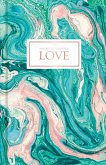 Love-Pink and Teal Marble, Journal