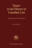 Essays in the History of Canadian Law, Volume I