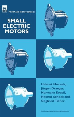 Small Electric Motors - Moczala, Helmut; Draeger, Jürgen; Krauß, Hermann; Schock, Helmut; Tillner, Siegfried