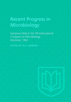 Recent Progress in Microbiology VIII