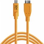 Tether Tools USB-C zu 3.0 Micro- B 4,60m orange