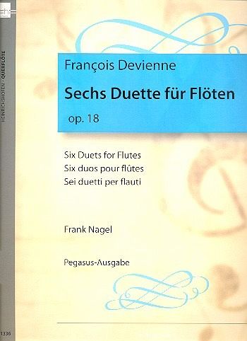 Duette op.18,1-6 für 2 Flöten Spielpartitur