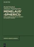 Menelaus' >Spherics< (eBook, ePUB)