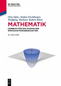 Mathematik (eBook, ePUB) - Opitz, Otto; Etschberger, Stefan; Burkart, Wolfgang R.; Klein, Robert