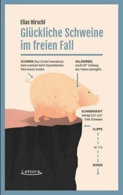 Cover Glückliche Schweine im freien Fall
