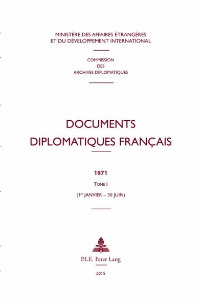 Documents diplomatiques français (eBook, PDF)