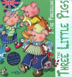 Cover I tre porcellini-The three little pigs. Inglese facile