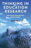 Thinking in Education Research (eBook, PDF)