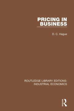 Pricing in Business (eBook, PDF) - Hague, Douglas