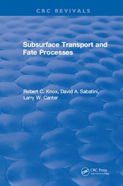Subsurface Transport and Fate Processes (eBook, PDF) - Knox, Robert C.