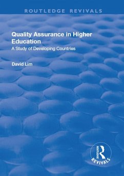 Quality Assurance in Higher Education: A Study of Developing Countries (eBook, PDF)