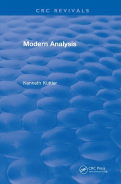 Cover Modern Analysis (1997) (eBook, PDF)