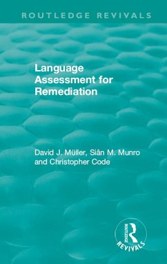 Cover Language Assessment for Remediation (1981) (eBook, ePUB)