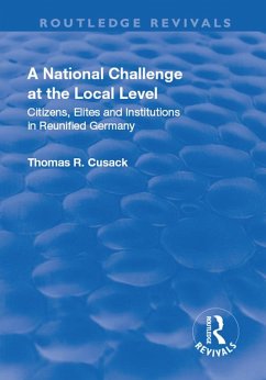 Cover A National Challenge at the Local Level (eBook, PDF)