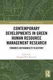 Contemporary Developments in Green Human Resource Management Research (eBook, ePUB)