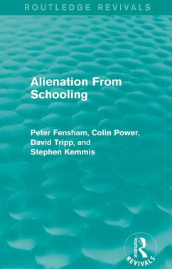 Cover Alienation From Schooling (1986) (eBook, PDF)