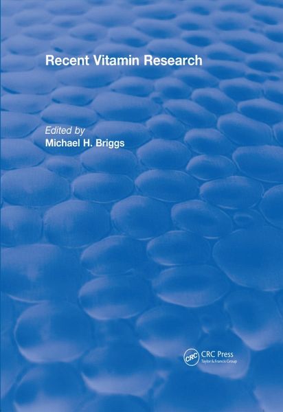 Recent Vitamin Research (1984) (eBook, ePUB) Recent Vitamin Research (1984) (eBook, ePUB)