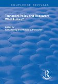Transport Policy and Research (eBook, PDF)
