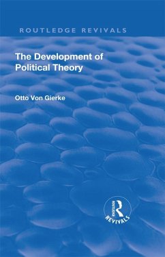Revival: The Development of Political Theory (1939) (eBook, ePUB)
