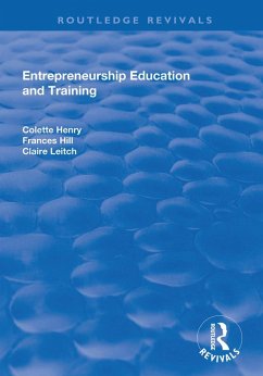 Entrepreneurship Education and Training (eBook, PDF)