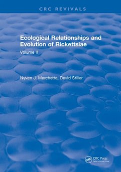 Ecological Relationships and Evolution of Rickettsiae (eBook, ePUB) - Marchette, Nyven J.