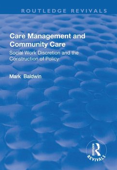 Care Management and Community Care (eBook, ePUB) - Baldwin, Mark